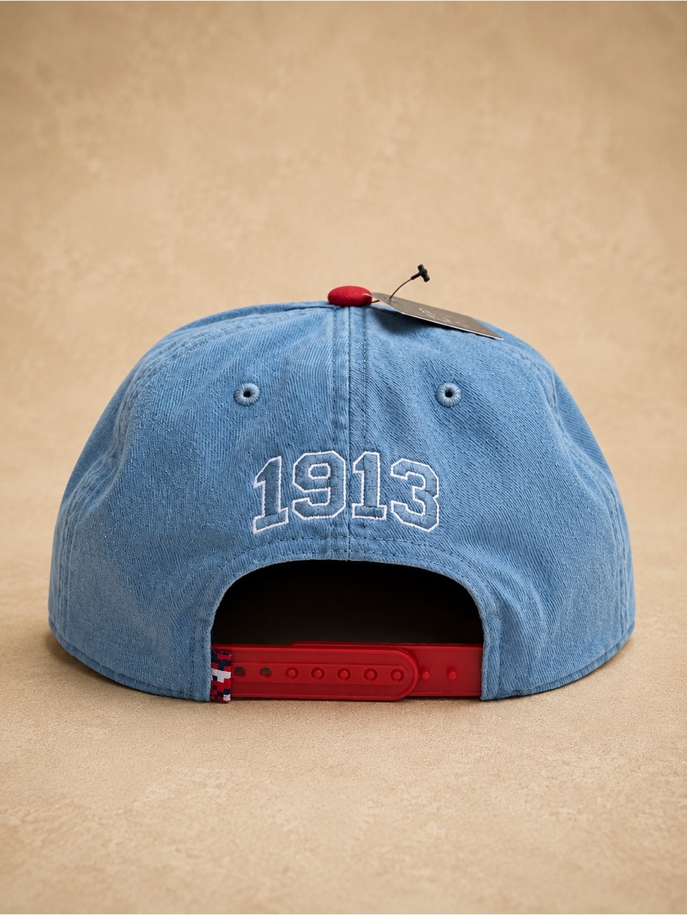 FANINK USA Soccer Snapback Hat Blue Red Vintage 1913 New With Tags - Picture 7 of 10